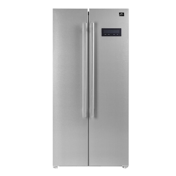 Forno Salerno 33In. Side-by-Side Stainless Steel Refrigerator FFRBI1805-33SB - main